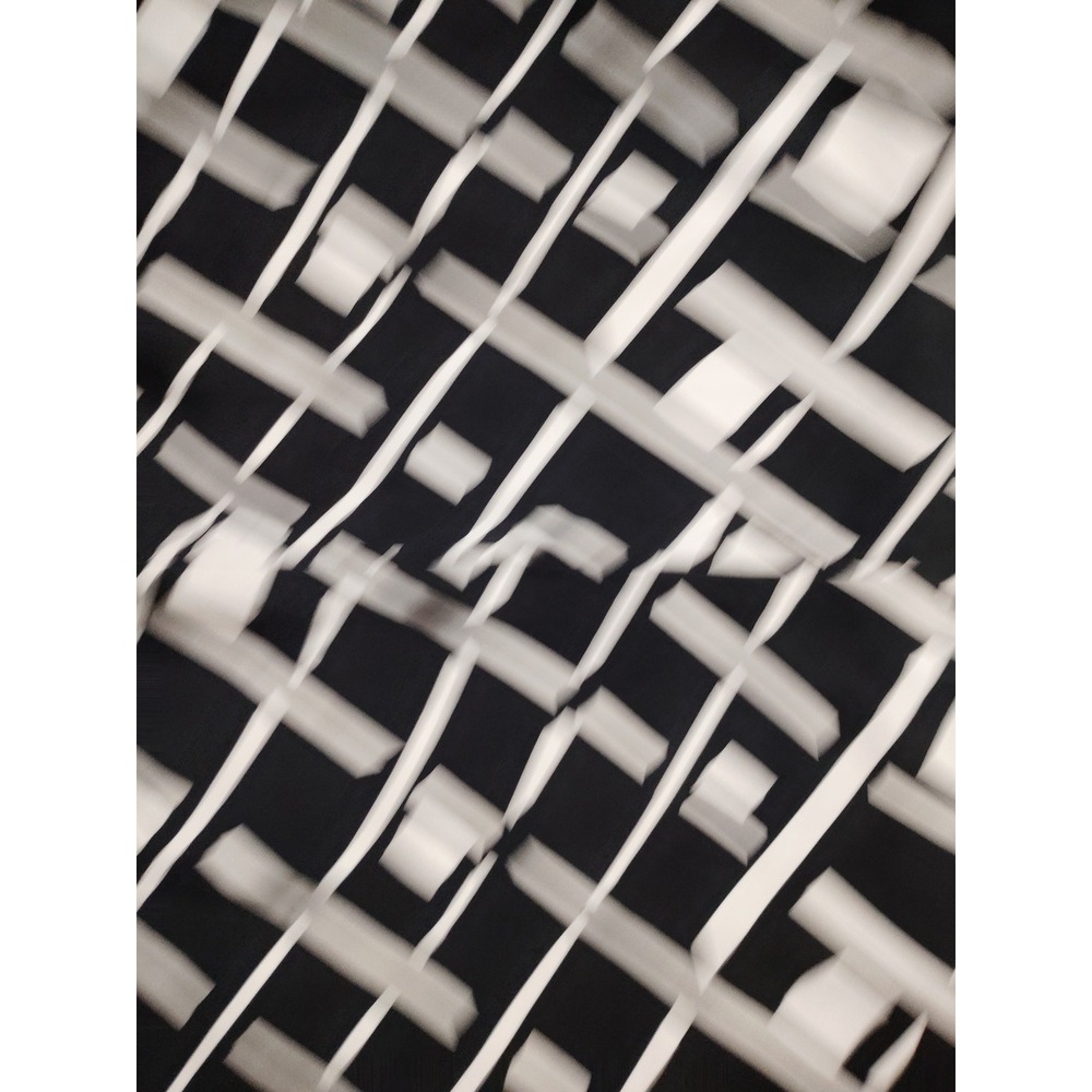 Enzo New York Black White Geometric Sheath Dress Women Size 4 Knee Length - Picture 9 of 11